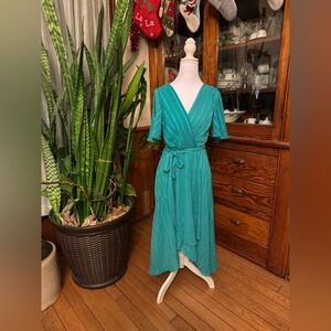 Tommy Hilfiger Teal High Low Dress